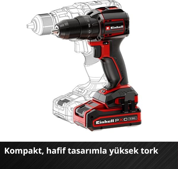 Einhell Profesyonel TP-CD 18/70-C Li BL – Solo Akülü Vidalama-4514335