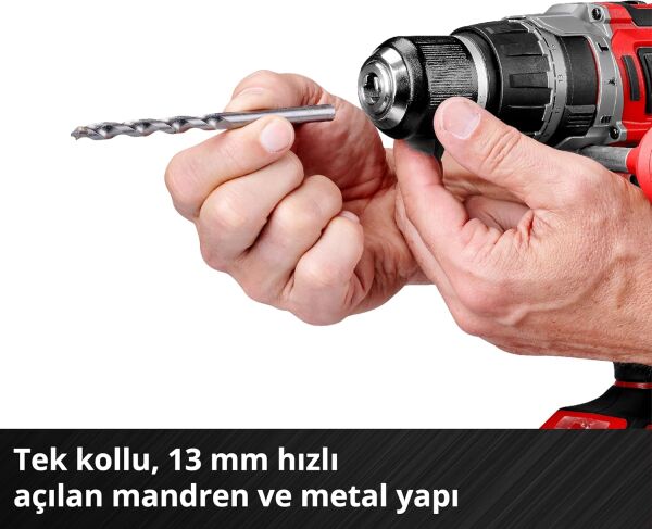 Einhell Professional Akülü Darbeli Vidalama TP-CD 18/70 Li-i BL (2x 2.5 Ah) (18 V, Kömürsüz, 70 Nm