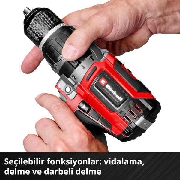 Einhell Professional Akülü Darbeli Vidalama TP-CD 18/70 Li-i BL (2x 2.5 Ah) (18 V, Kömürsüz, 70 Nm