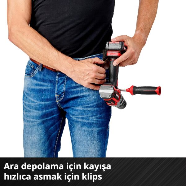 Einhell Professional Akülü Darbeli Vidalama TP-CD 18/70 Li-i BL (2x 2.5 Ah) (18 V, Kömürsüz, 70 Nm