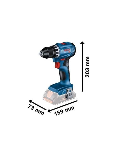 Bosch Professional Gsr 18V-45 + Gws 18V-8 + Gbh 18V-22 3X18V 4.0AH Akülü Kombo Kit - 0615A5007L