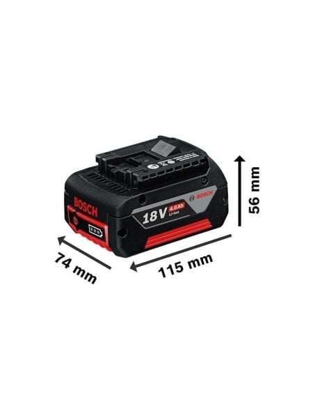 Bosch Professional Gsr 18V-45 + Gws 18V-8 + Gbh 18V-22 3X18V 4.0AH Akülü Kombo Kit - 0615A5007L