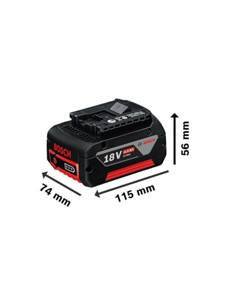 Bosch Professional Gsr 18V-45 + Gws 18V-8 + Gbh 18V-22 3X18V 4.0AH Akülü Kombo Kit - 0615A5007L