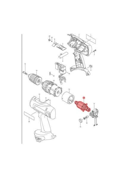 Makita 6347D Endüvi Ürün Kodu 619118-2