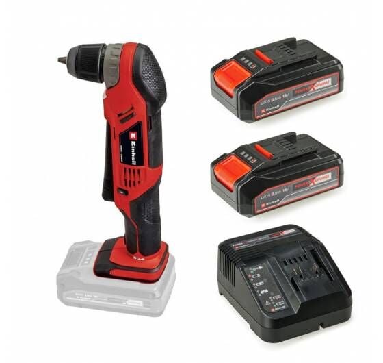 Einhell TE-AD 18 Li Akülü Dik Açılı Vidalama 2.5Ah Çift Akülü