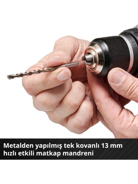 Einhell Tp-Cd 18/60 Li Bl Akülü Vidalama Seti (2,5 Ah Akü ve Şarj Cihazı, 32 Parça Uç Seti ve Çanta Dahildir)