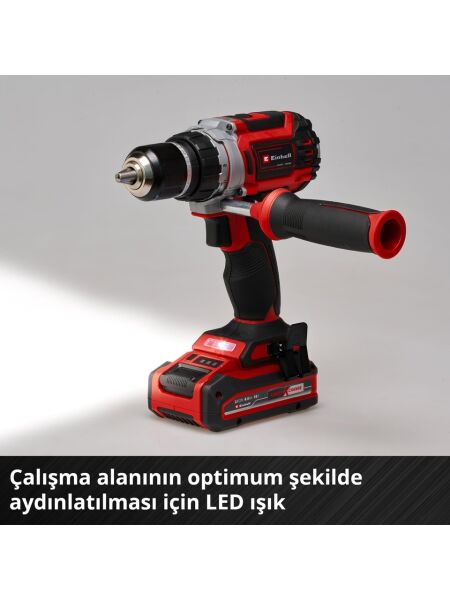 Einhell Tp-Cd 18/60 Li Bl Akülü Vidalama Seti (2,5 Ah Akü ve Şarj Cihazı, 32 Parça Uç Seti ve Çanta Dahildir)
