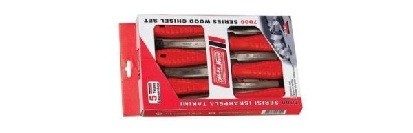 CER-PA NORM 7000 58 7005 Profesyonel 5 Parça Iskarpela Takımı/seti