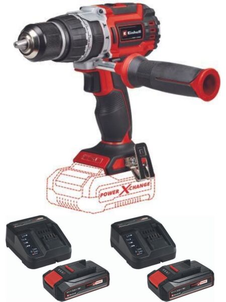 Einhell TP-CD 18/60 Li-I Kömürsüz Darbeli Vidalama Matkap 2X2.5AH Ergonomik Tasarım ve Güçlü Performansp