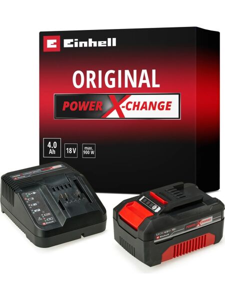 Einhell Profesyonel Tp-Cd 18/120 Li-I Bl Akülü Darbeli Vidalama & Te-Ad 18 Li Dik Açılı Vidalama Seti (4,0 Ah Starter Kit, 18 Parça S-Case U