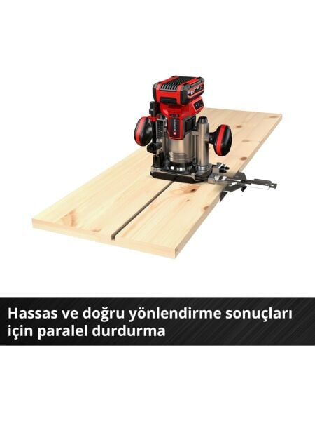 Einhell Professional Akülü Dik & Kenar Freze Seti TP-RO 18 Set Li BL-Solo Power X-Change (18 V, Kömürsüz, Hassas Freze Derinliği Ayarı