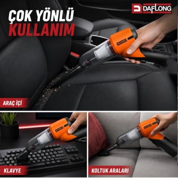 Daflong KADEMELİ ARAÇ İÇİ SÜPÜRGE MAKİNASI DFL-122