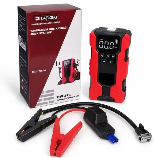 DAFLONG DAFLONG DFL373 TAŞINABİLİR GÜÇ KAYNAĞI JUMP STARTER 150-200PSI
