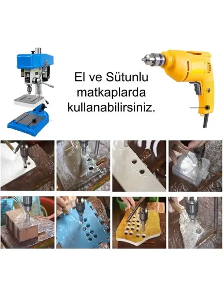 530912 Cam Seramik Delme Panç 60 mm