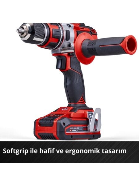 Einhell TP-CD 18/80 Li BL + TP-CS 18/136-C Li BL + AXXIO 18/115 Akülü Vidalama + Daire Testere + Taşlama Seti ( 2,5 Ah Akü ve Şarj