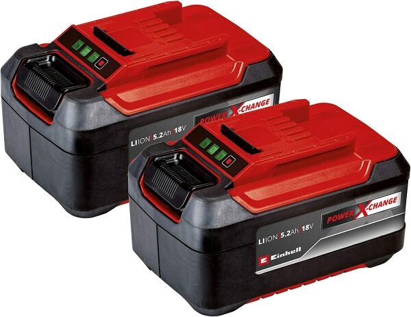 Einhell 2x 18V 5,2Ah PXC-Twinpack, Akü