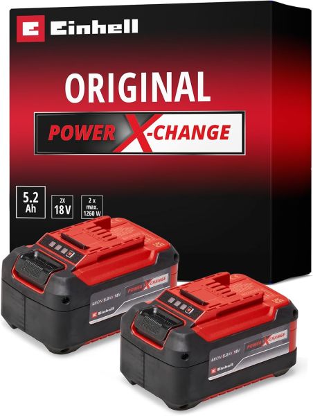 Einhell 2x 18V 5,2Ah PXC-Twinpack, Akü