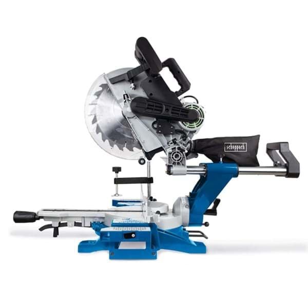 Scheppach HM 140L  Gönye testeresi,sağ sol yatarlı,  lazerli ve LED'li  305mm 2000wat.