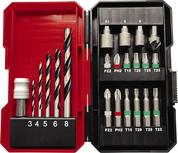 Einhell TE-CD 18/2 Li-i 18 V 2.5 Ah Akülü Darbeli Matkap Seti + 22 Parça Vidalama Set