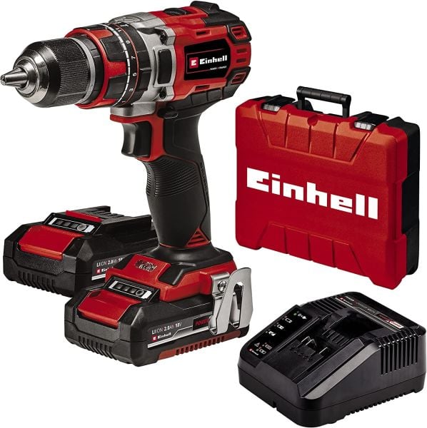 Einhell TE-CD 18/50 Li-i BL 2X4.0ah Taşıma Çantalı Darbeli Kömürsüz Matkap Vidalama