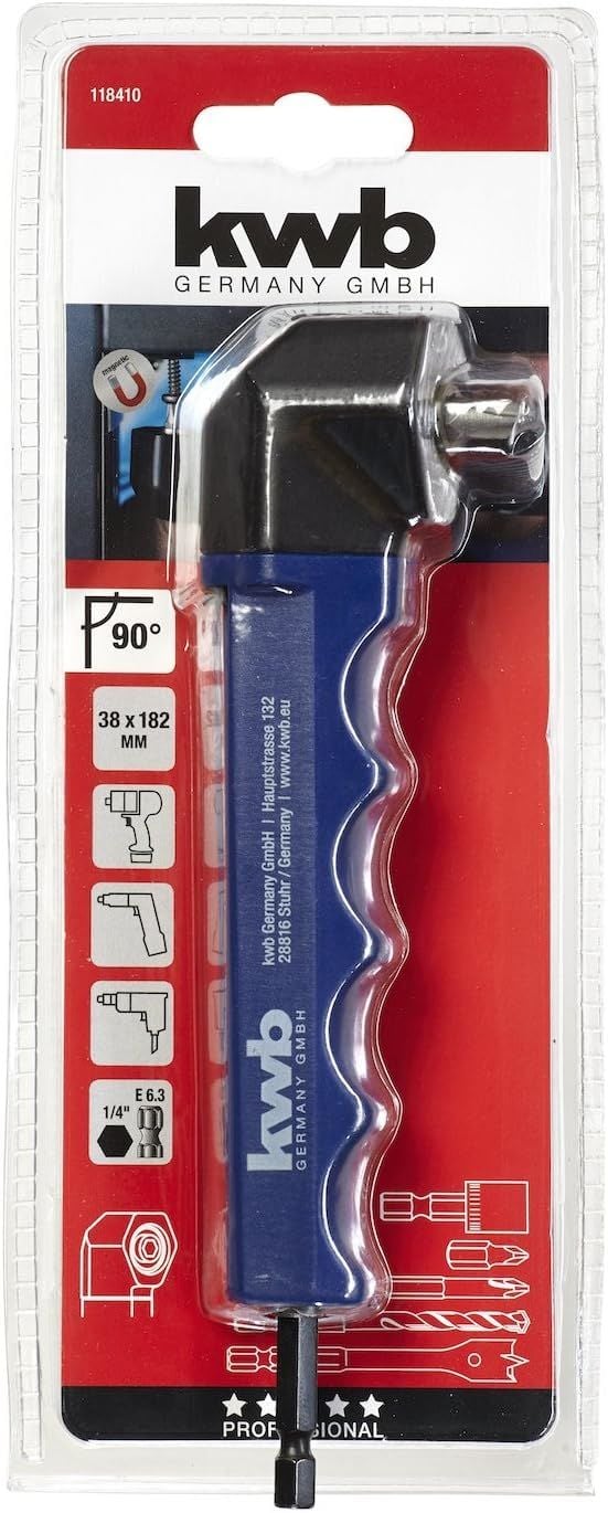 Kwb 118410 90 derece Açılı Uç ve Delme Aparatı Köşe Adaptörü