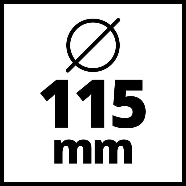 Einhell AXXIO 18/115 Q - Solo, Akülü Avuç Taşlama 4431150