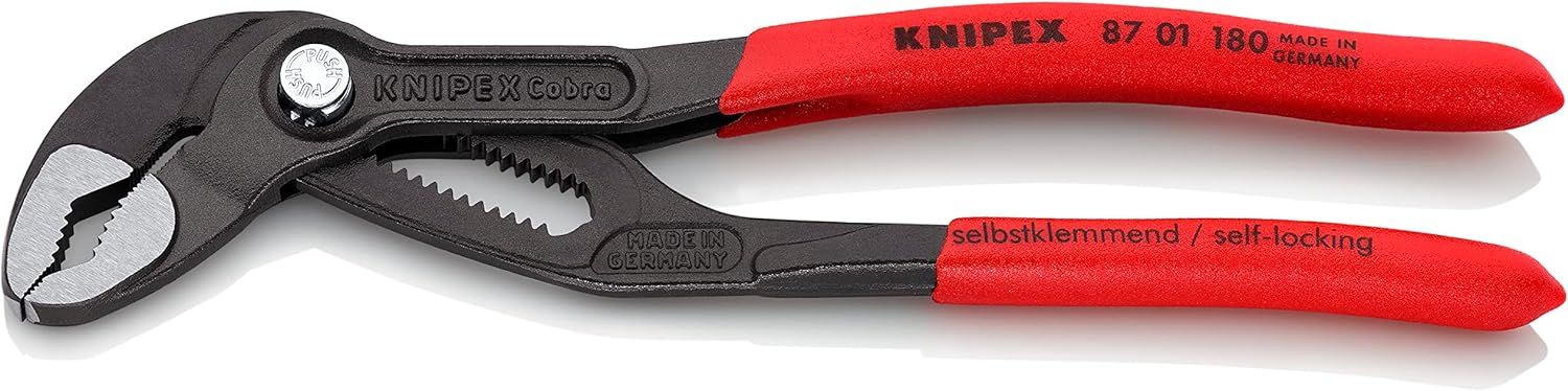 Knipex 87 01 AYARLI FORT PENSE COBRA 180 MM - KNI8701180