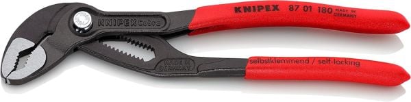 Knipex 87 01 AYARLI FORT PENSE COBRA 180 MM - KNI8701180
