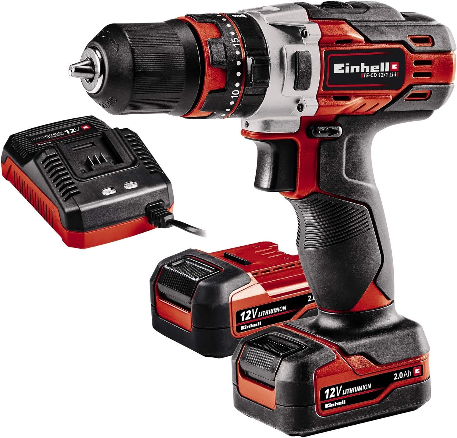 Einhell TE-CD 12/1 Li-i 12V 2x2.0 Ah Akülü Darbeli Vidalama - 4513890