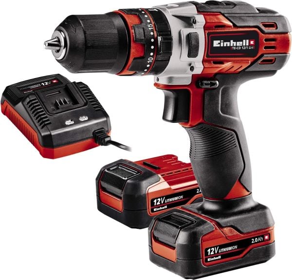 Einhell TE-CD 12/1 Li-i 12V 2x2.0 Ah Akülü Darbeli Vidalama - 4513890