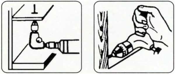 PARTNER Pt21905 10Mm 3/8 Inç Otomatik Mandren Köşe Delme Aparatı