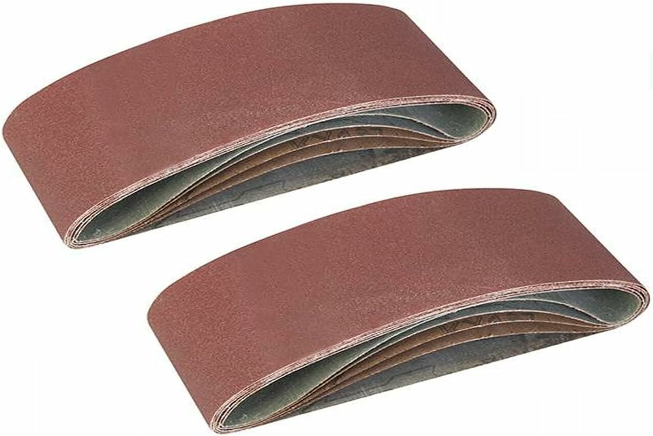 Tank zımpara bantları 20 adet K40 K60 K80 K120 SCHEPPACH OSM 600 MAKITA 9402 9403 9404 9924 TRITON TSPST 450 AHŞAP HER 2422 2423 2424 için uygun