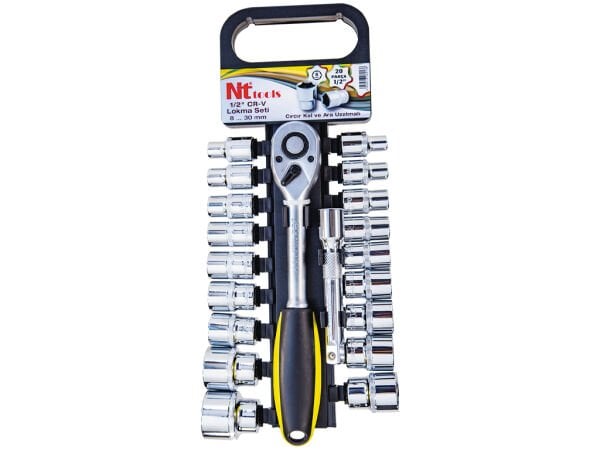 NT TOOLS NCSET71 - 1/2 Altı Köşe Lokma Takımı 20 Parça