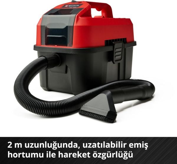 Einhell TE-VC 18/10 Li - Solo, Akülü Islak/Kuru Süpürge