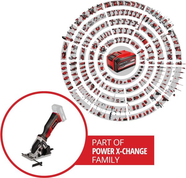 Einhell TE-CS 18V 89 mm Solo Mini Daire Testere (Akü ve Şarj Cihazı Dahil Değildir.)