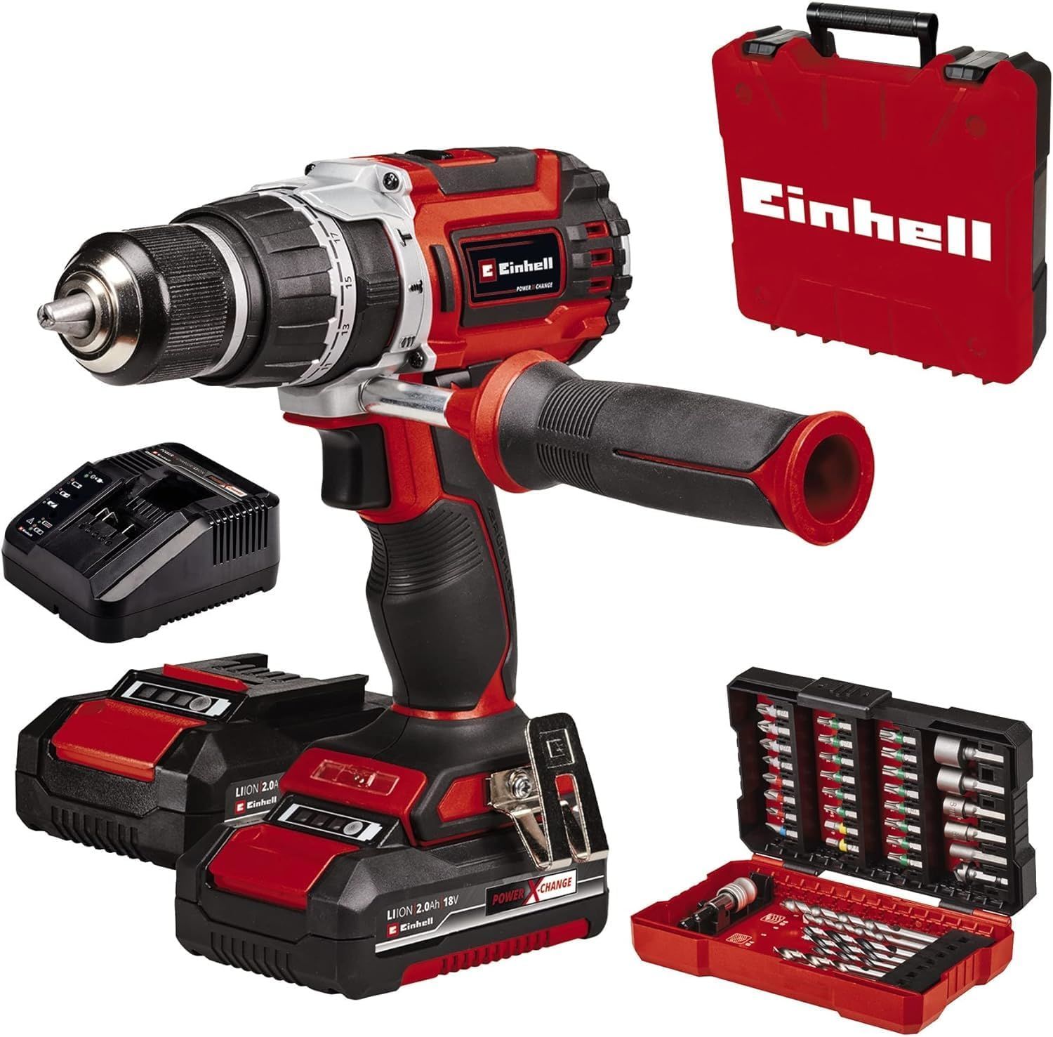 Einhell TP-CD 18/60 Li-i BL +39 (2x2,0 Ah), Akülü Darbeli