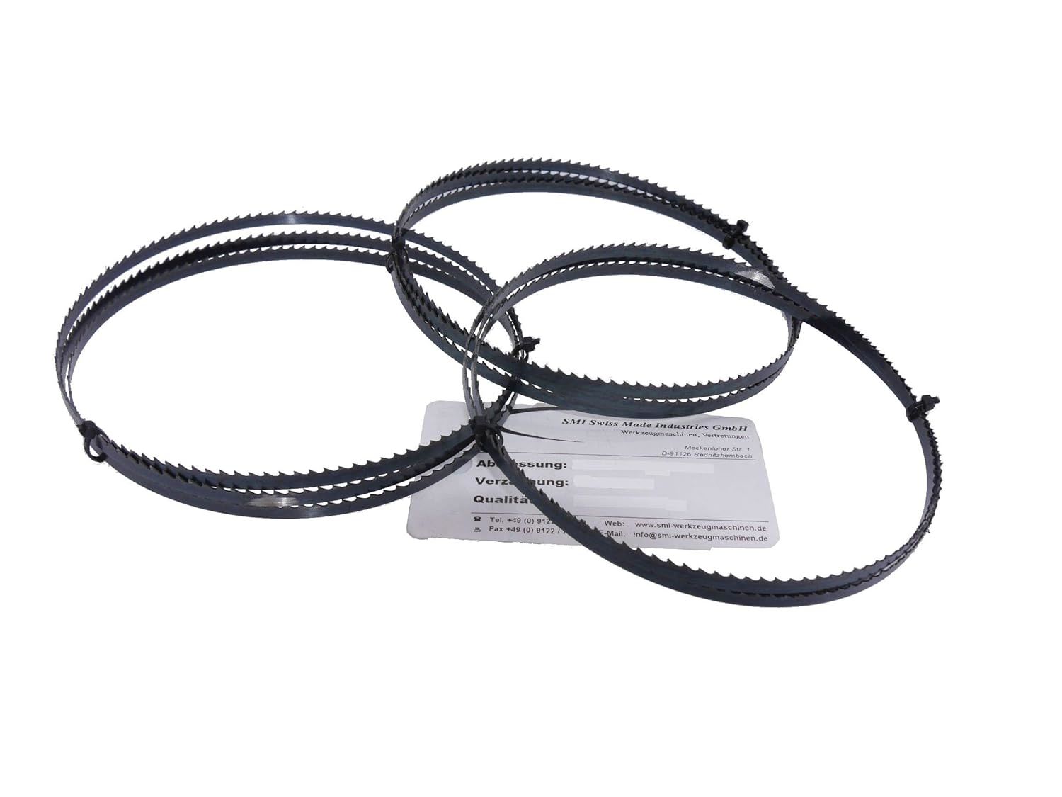 Scheppach için testere bandı Ahşap şerit testere bıçağı seti 1490 x 6 x 0,65 mm  3 Adet