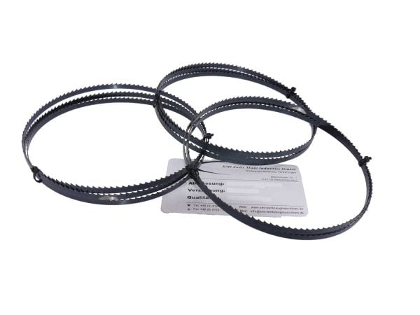 Scheppach için testere bandı Ahşap şerit testere bıçağı seti 1490 x 6 x 0,65 mm  3 Adet