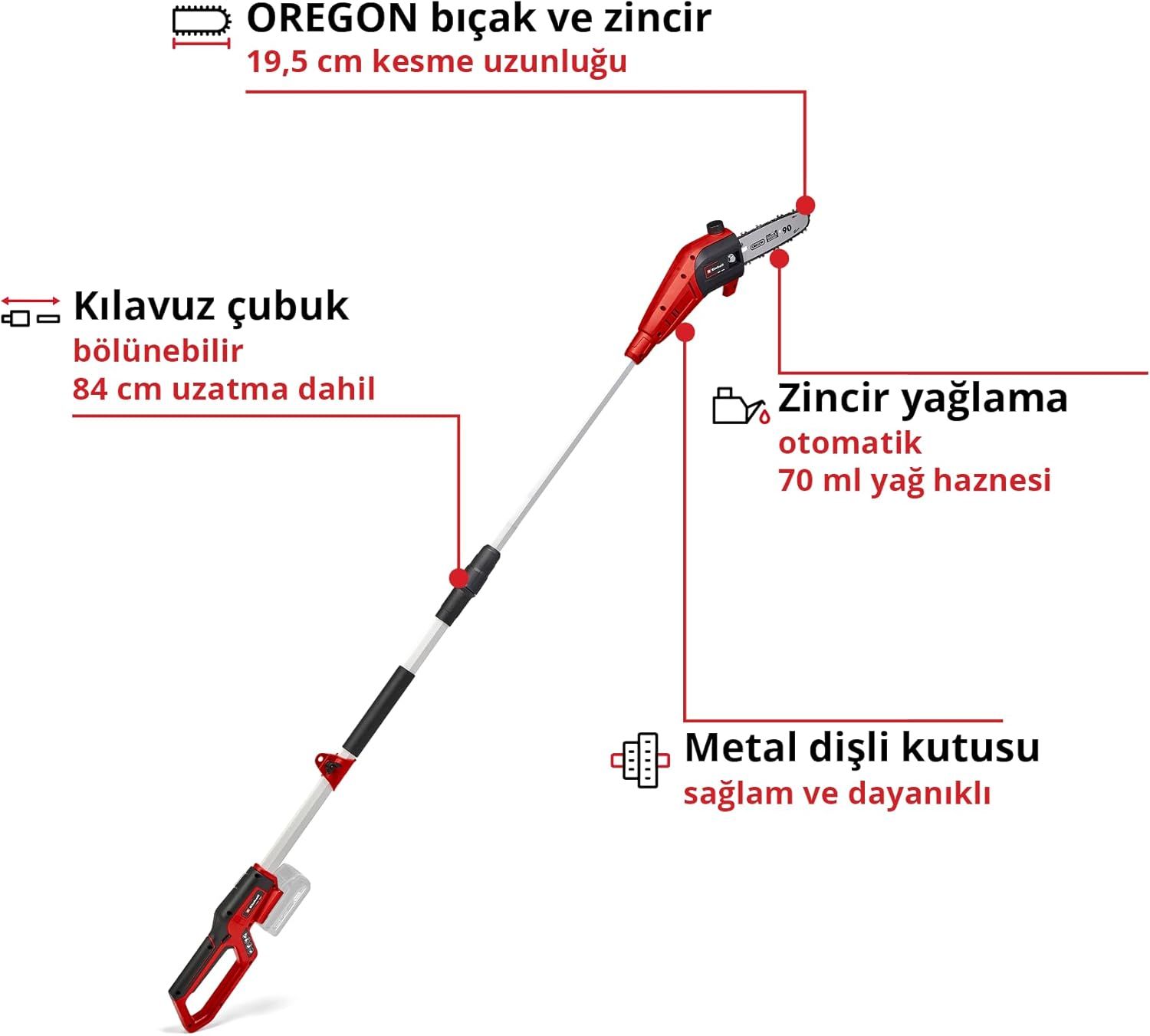 Einhell Gc-Lc 18/20 Li T - Solo, Akülü Yüksek Dal Budama