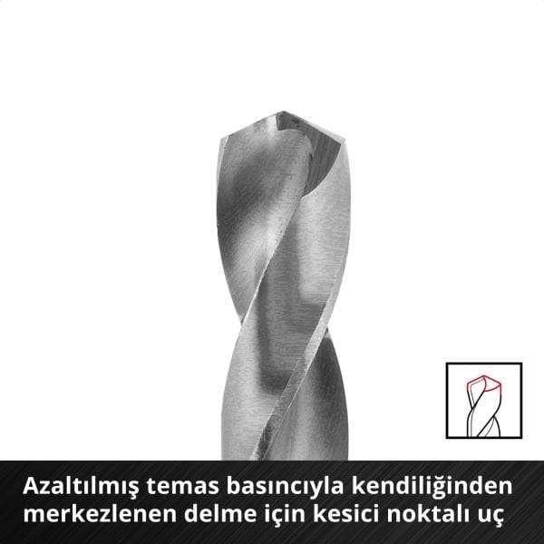 Einhell Metal delme uç seti 10 parça, S-CASE kutu - 49108723