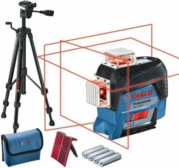 Bosch Professional GLL 3-80 C Prof. + BT 150 Çizgili Hizalama Lazeri - 0601063R01